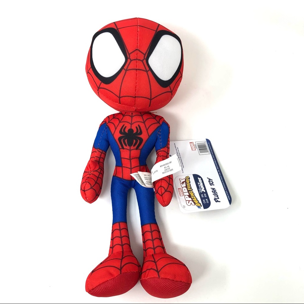 Set of 3 Spidey & Amazing Friends Ghost Spider, Spiderman, Miles Morales Plush - Picture 3 of 6